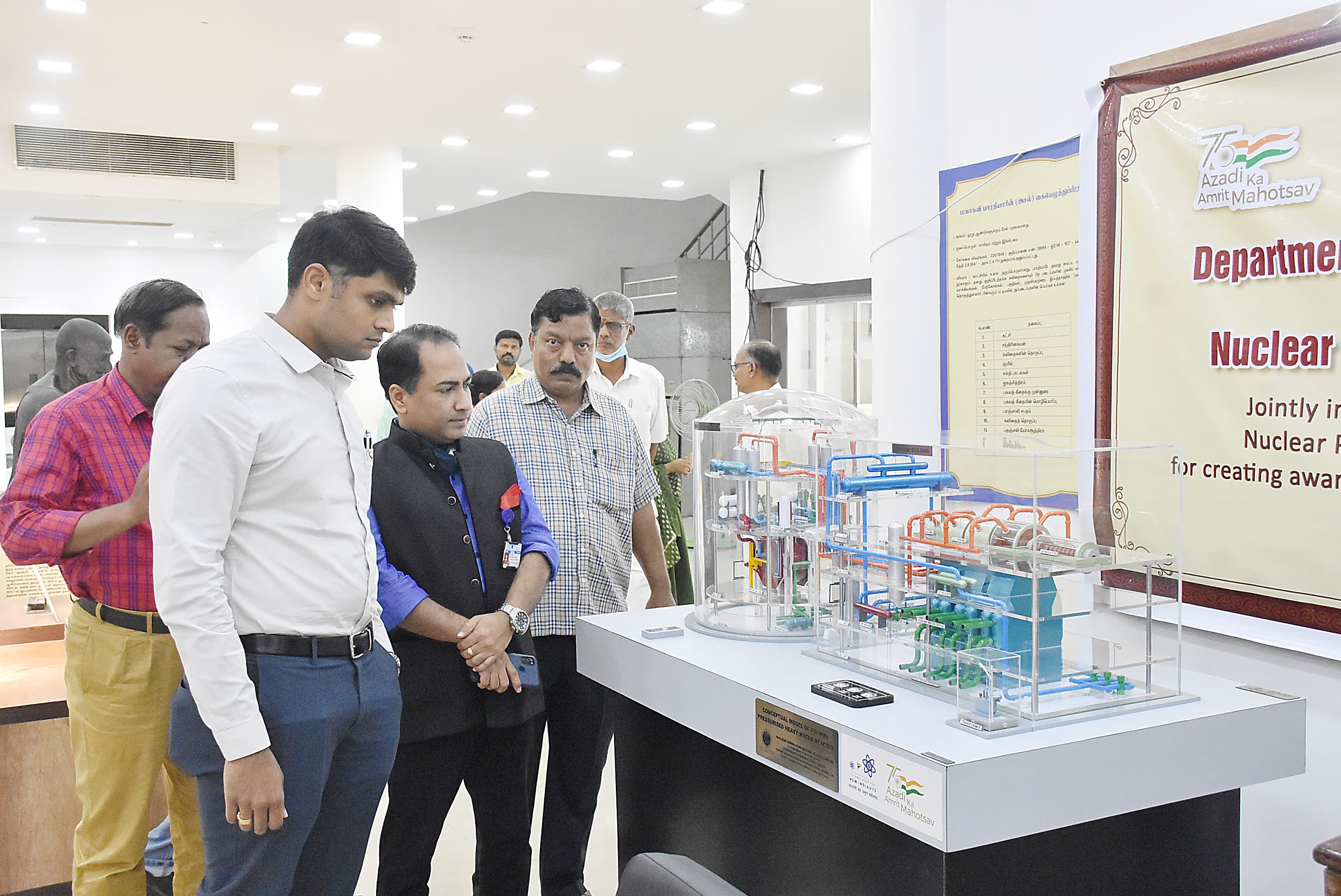 Inauguration of a 700 MW PHWR type Nuclear Power Plant Working Mode